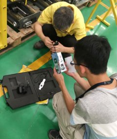 Clavis皮帶張力計TYPE7現場調試
